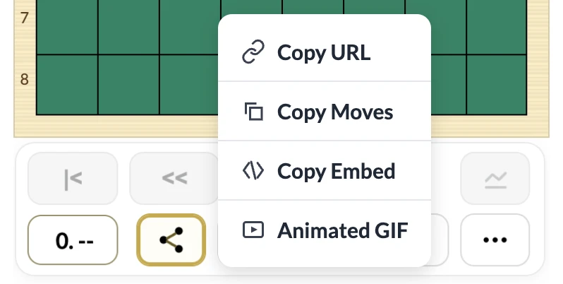 FlipSight Share menu